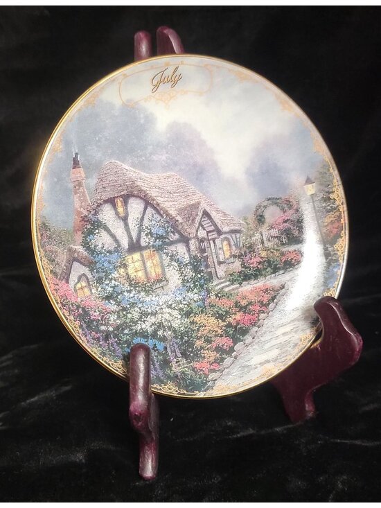 Thomas Kinkade Other - Vintage 1998 Bradford Exchange Thomas Kinkade "Chandler's Cottage" July Collecti